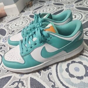 Nike Turquoise and White Sneakers